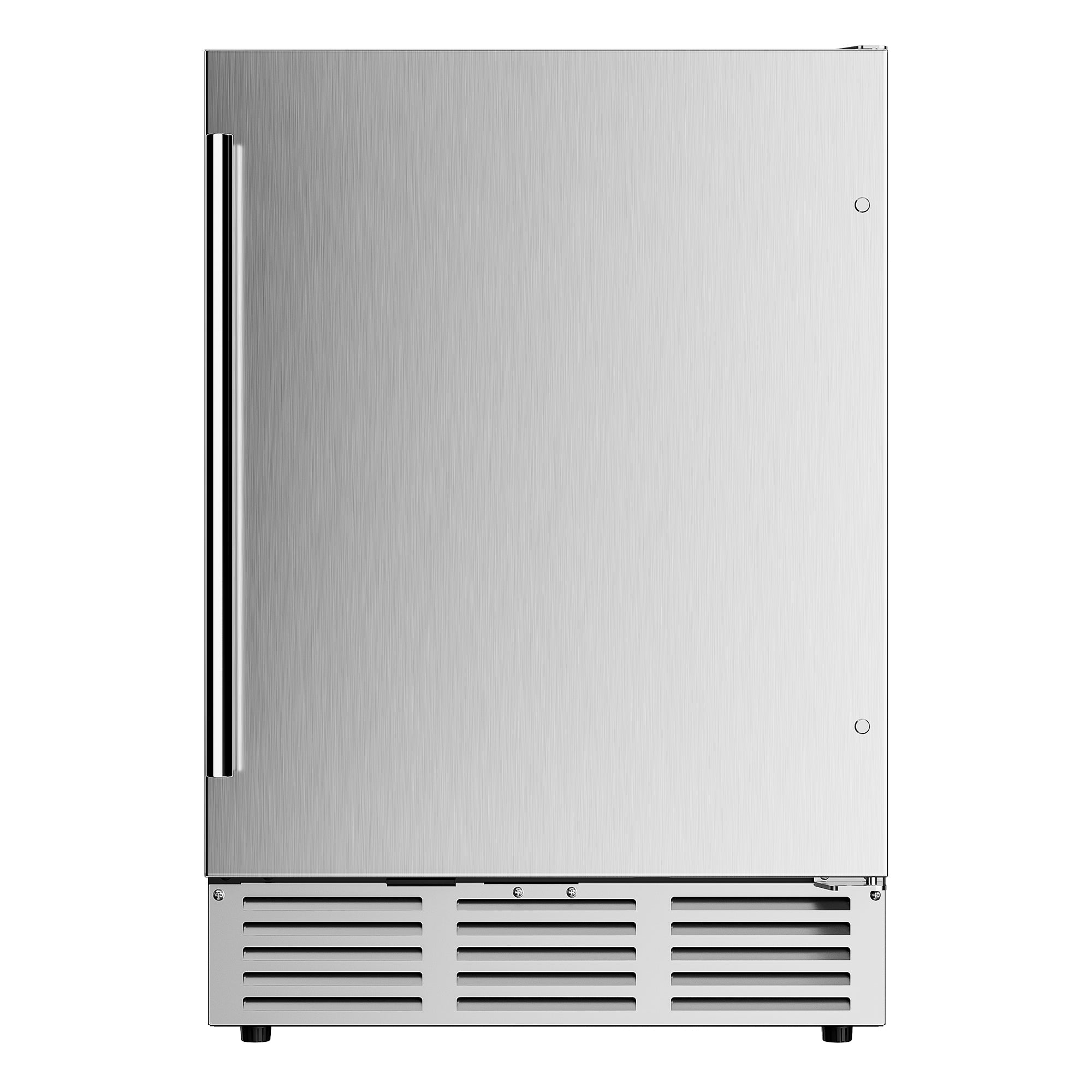 Simzlife 4.9 Cu.ft. Undercounter Freestanding Stainless Steel Door Beverage Refrigerator, 23.4 in W, 34.25 in H