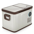 Simzlife 12 Volt Dual Zone Refrigerator, 39QT(35L) Portable Car Refrigerator, -4℉~68℉, 12/24V DC & 110-240V AC, Mini Fridge