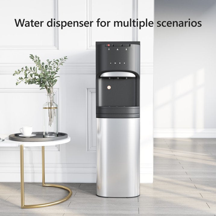 Simzlife Water Dispenser Bottom Loading, UV Lights Stainless Steel Water Cooler , 3 Or 5 Gallon Bottle