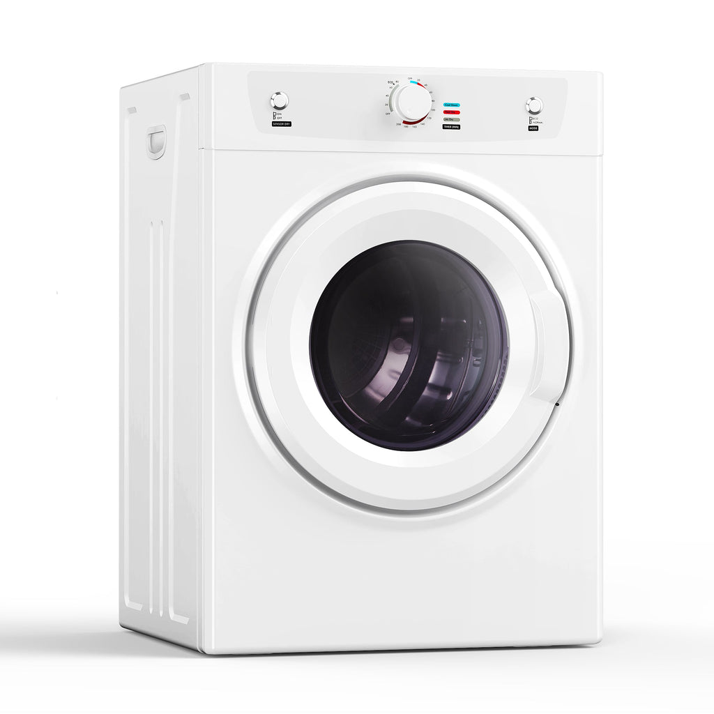 Simzlife Portable Dryer, 28.6LB/3.5 cu.ft. Clothes Dryers with Exhaust Duct with Stainless Steel Liner,Small Dryer Machine