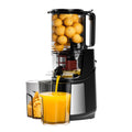 SIMZLIFE Cold Press Juicer, Masticating Juicer with 5.1" Wide Feed Chute, Slow Juicer Machines