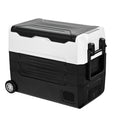 Simzlife 12 Volt Refrigerators, -4℉~68℉, 58 Quart Portable Freezer Mini Fridge 12/24V DC & 120-240V AC, Removable Divider, Car Fridge for Car, RV, Camping, Travel, Fishing, Outdoor or Home